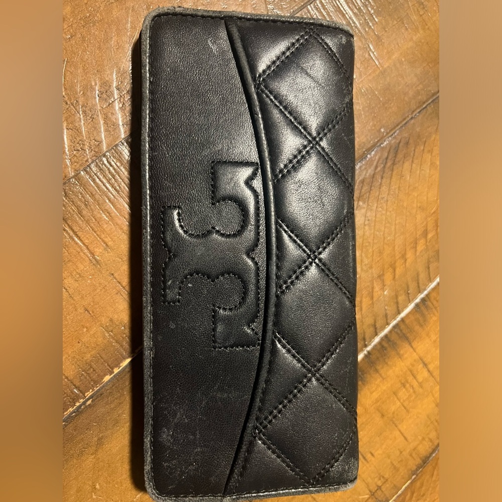 Tory Burch Black Flat Wallet